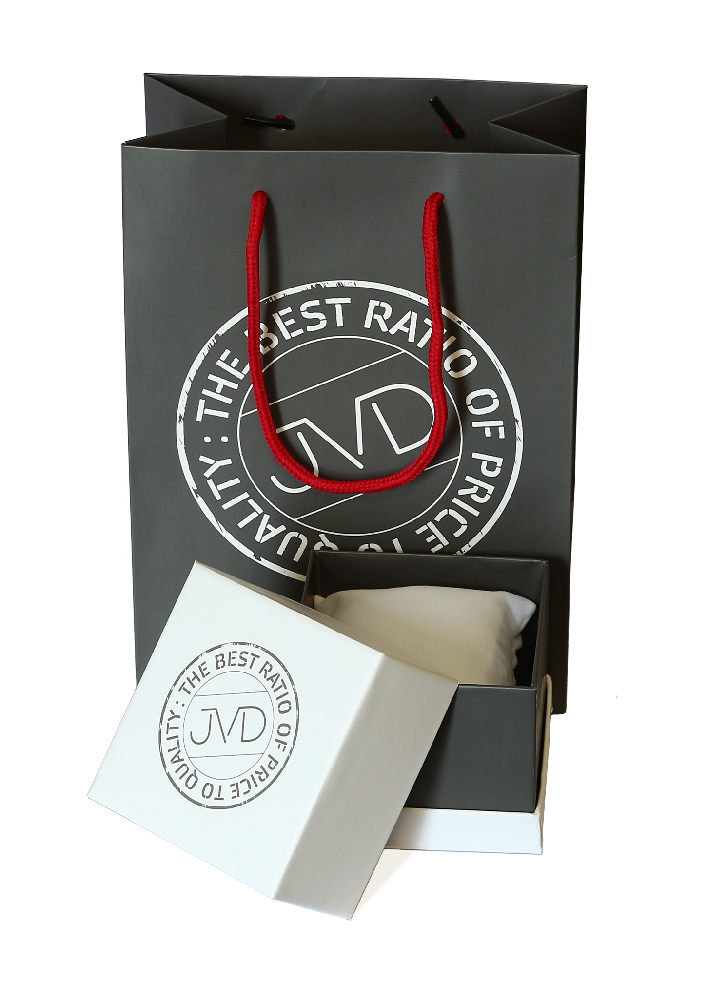 JVD Dámské čitelné elegantní zlacené náramkové hodinky JVD steel J4010.5