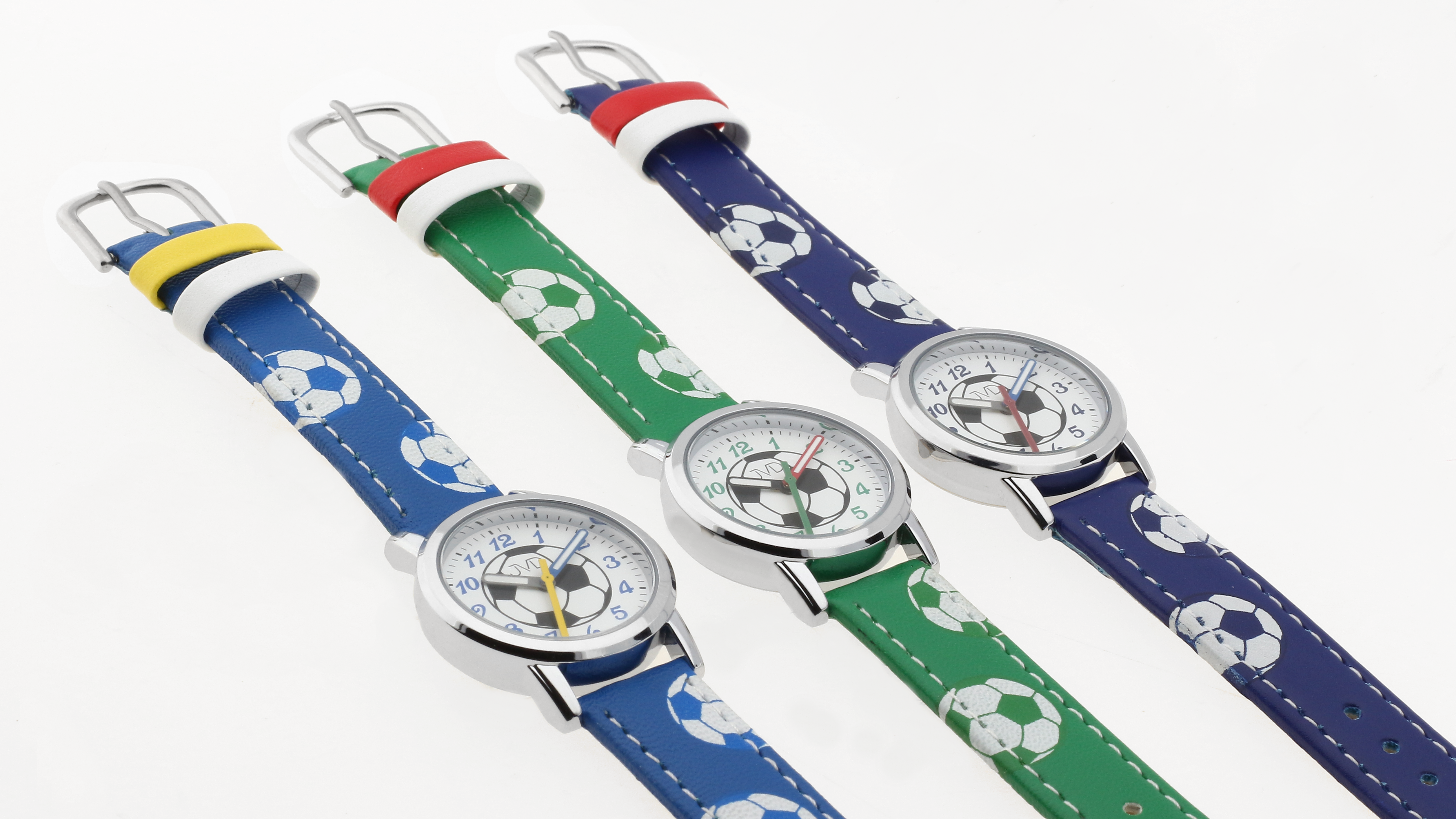 JVD Modré dětské fotbalové chlapecké fotbalové hodinky JVD J7202.2