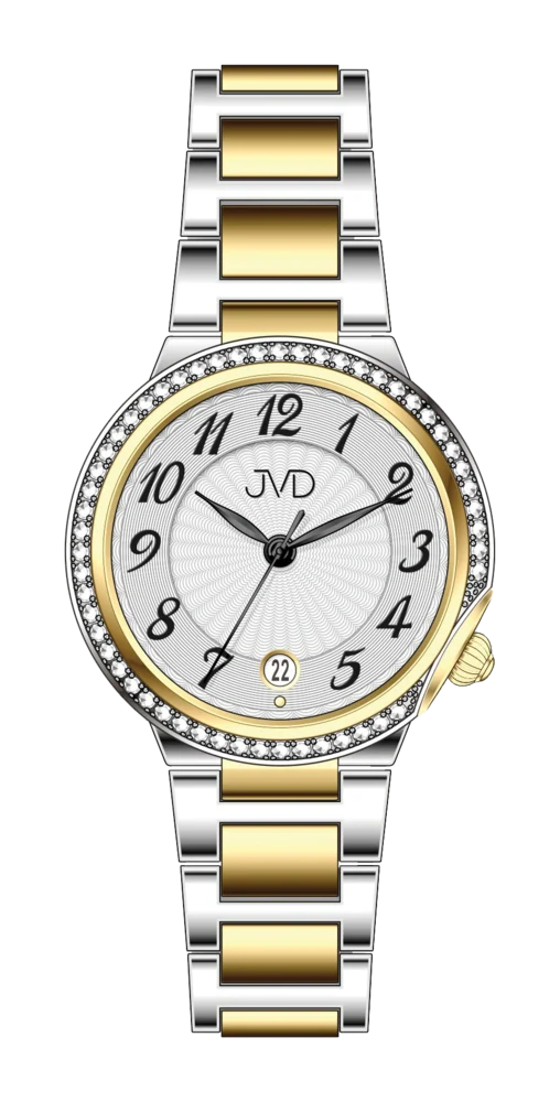 JVD Dámské kulaté náramkové elegantní šperkové hodinky JVD JG1037.2