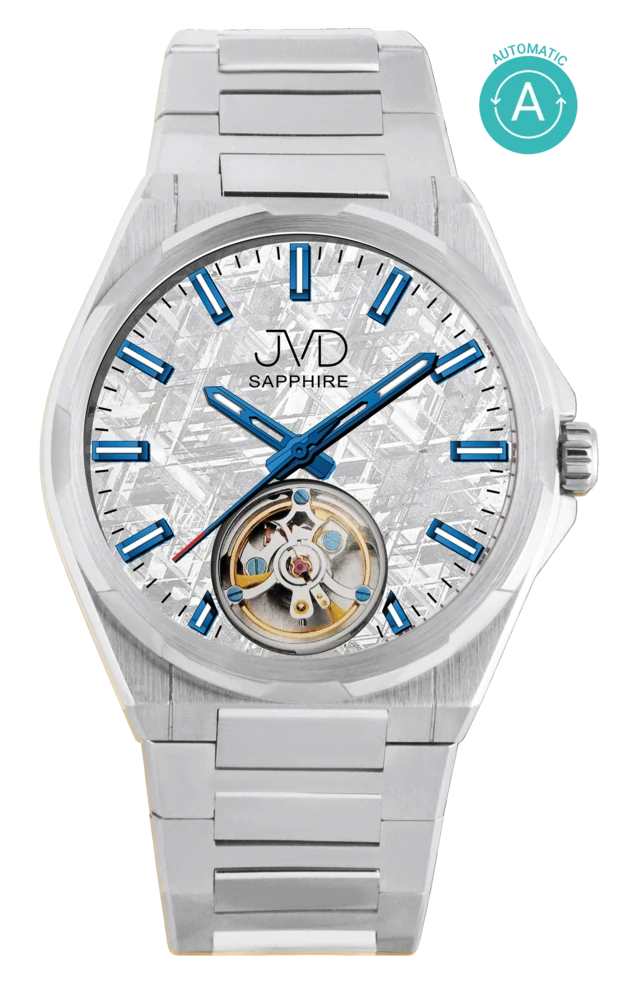 JVD Pánské ocelové vodotěsné automatické hodinky - chronograf AUTOMAT JVD JG1049.1