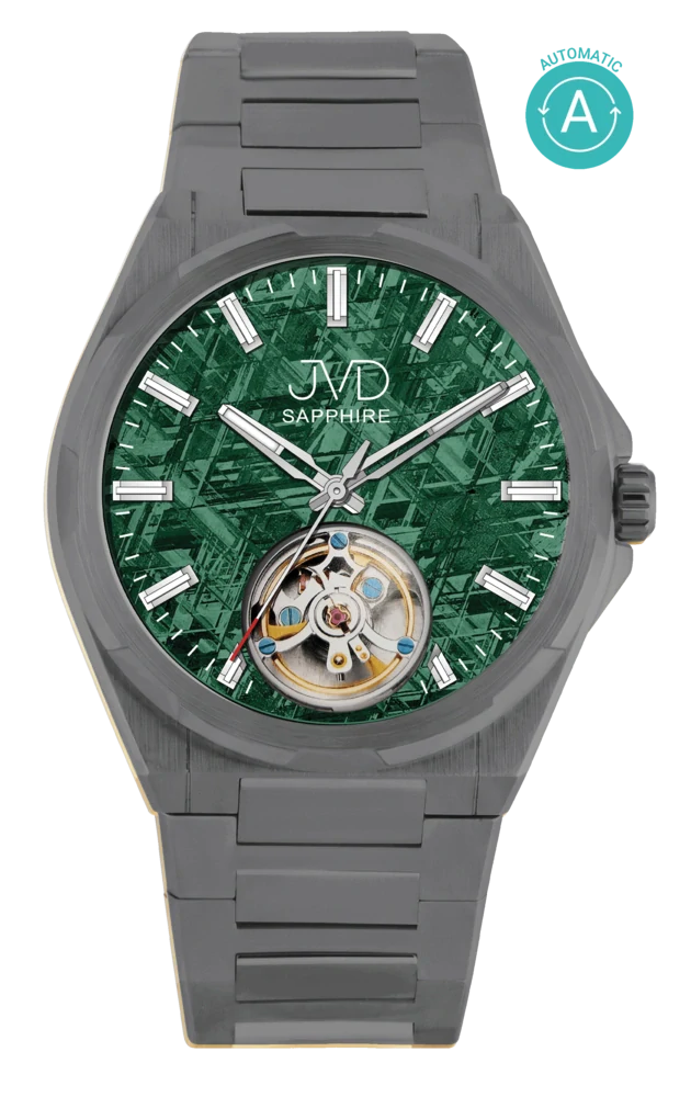 JVD Pánské ocelové vodotěsné automatické hodinky - chronograf AUTOMAT JVD JG1049.2