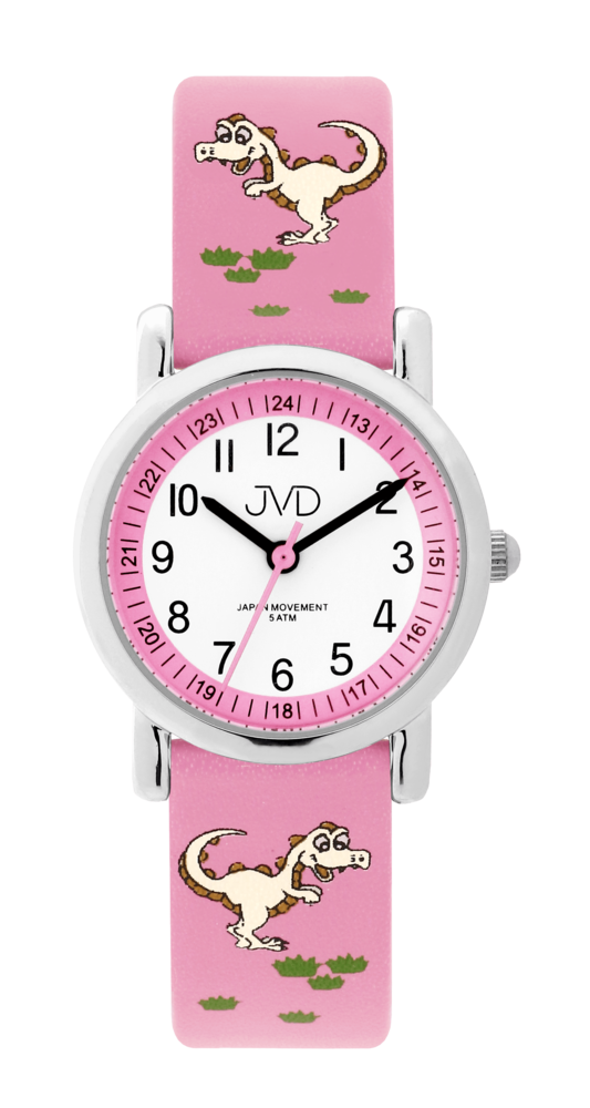 JVD Dětské růžové náramkové hodinky JVD J7199.1
