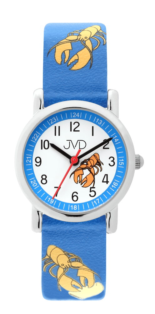 JVD Dětské modré náramkové hodinky JVD J7199.10 - mořský svět