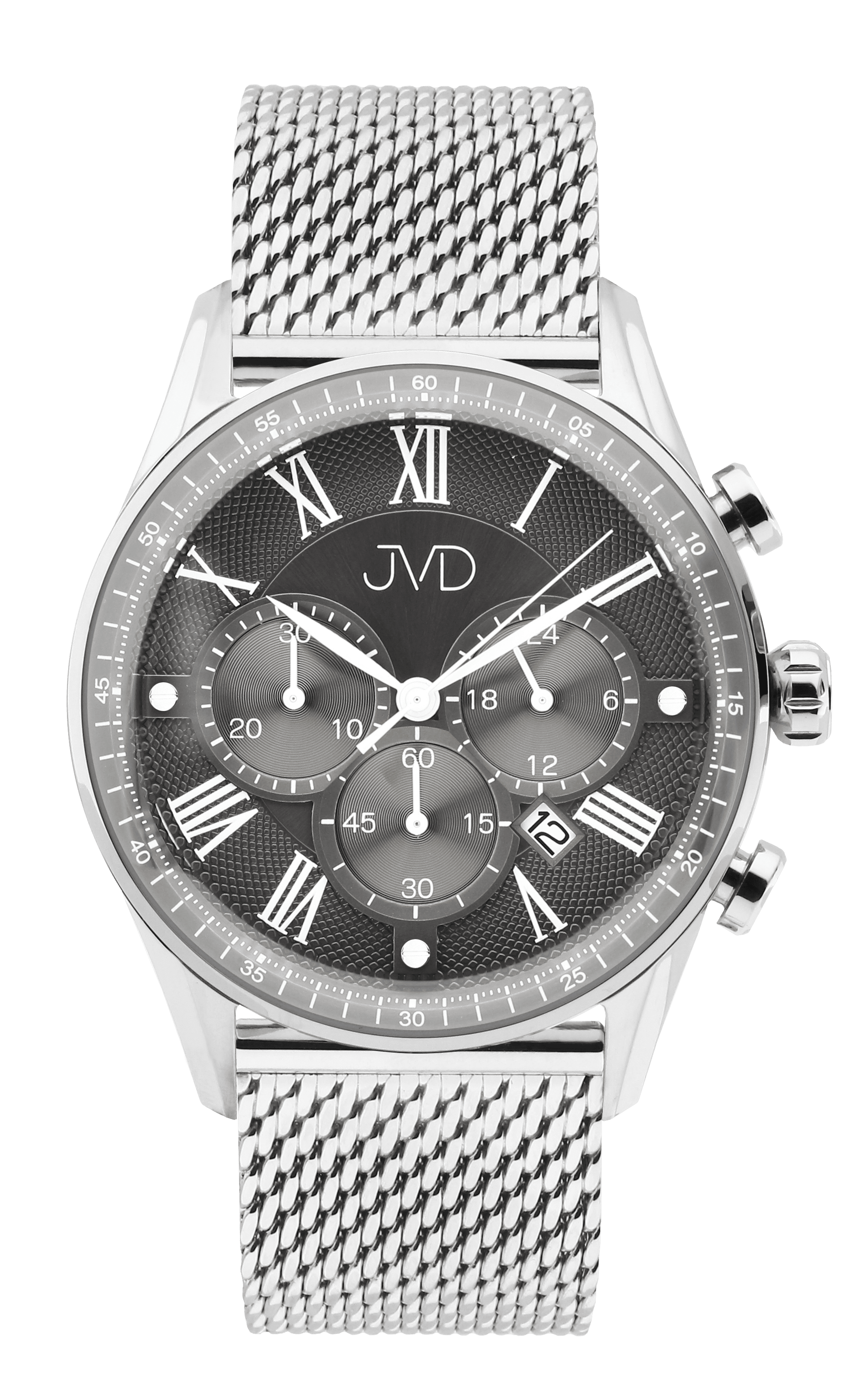 Pánské náramkové hodinky JVD JE1001.5 s římskými číslicemi - chronograf 10ATM