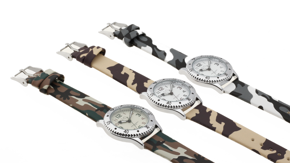 JVD Dětské chlapecké maskáčové hodinky JVD J7203.1