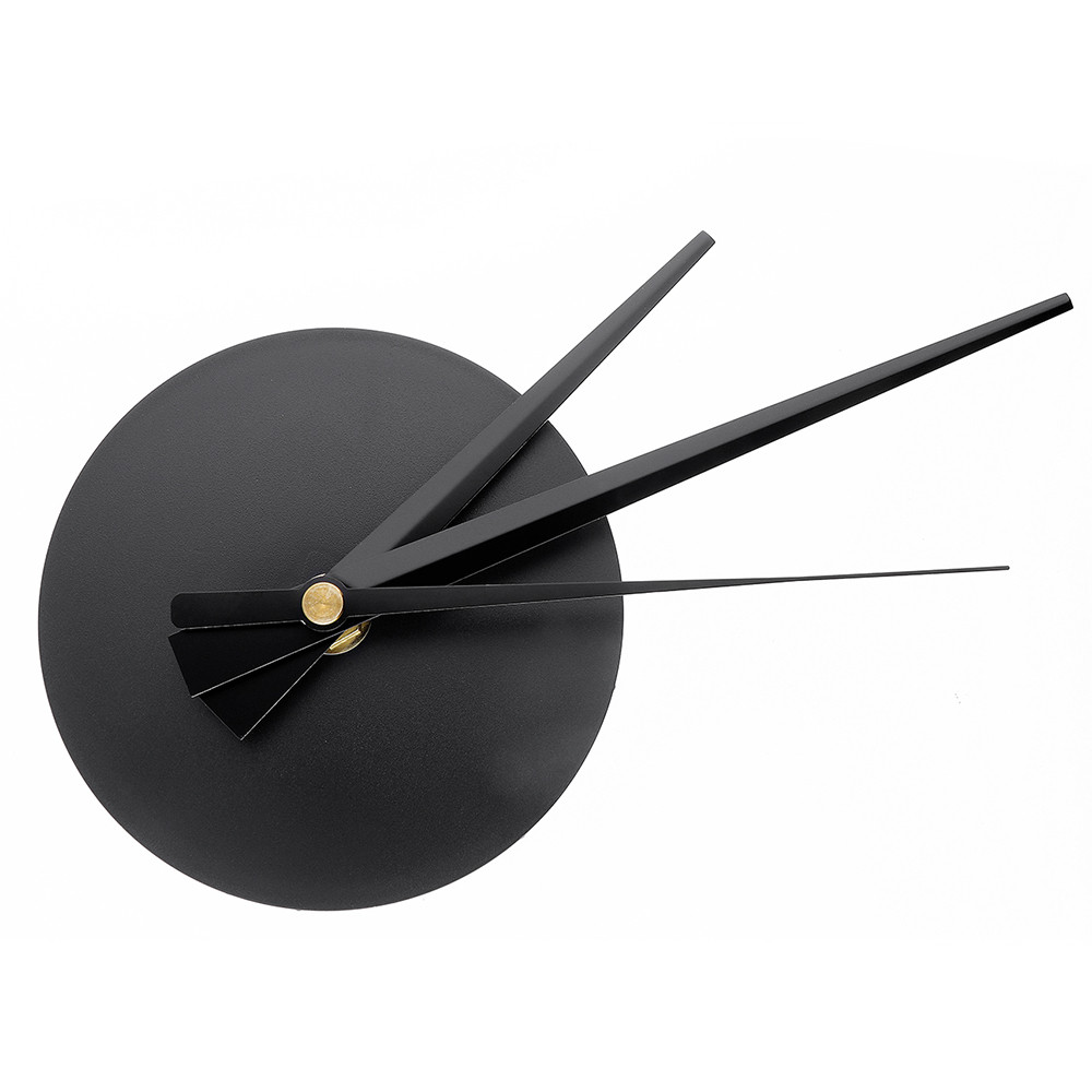 MPM Černé nalepovací nástěnné hodiny s římskými číslicemi  MPM E01.3511