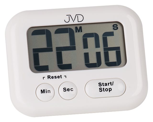 JVD Bílá moderní digitální minutka JVD DM97 SKLAD