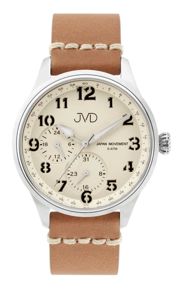 JVD Pánské čitelné ocelové náramkové hodinky JVD JC601.1