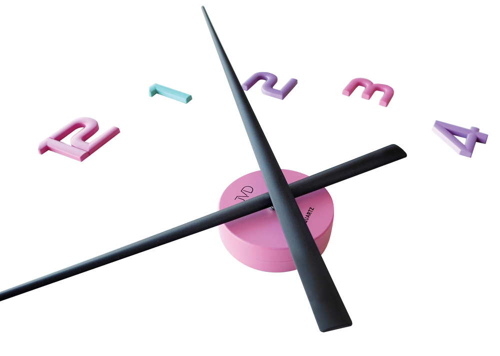 JVD Dětské barevné nalepovací hodiny do dětského pokoje JVD HT466.1 pr. 49cm