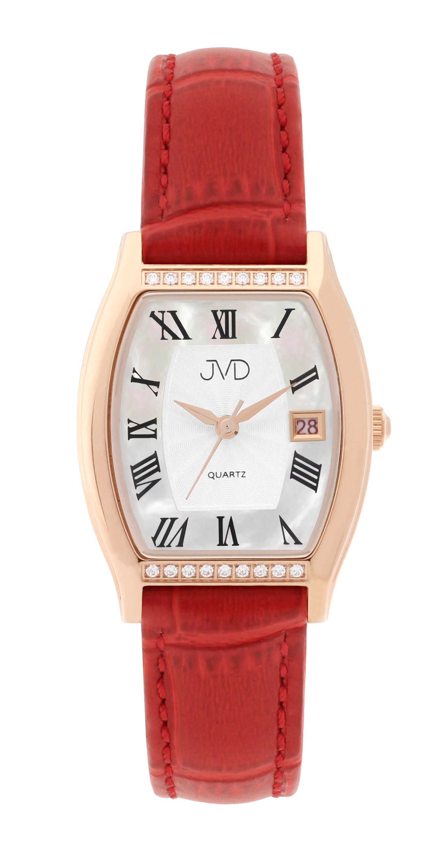 JVD Dámské hranaté šperkové hodinky JVD JG1027.4