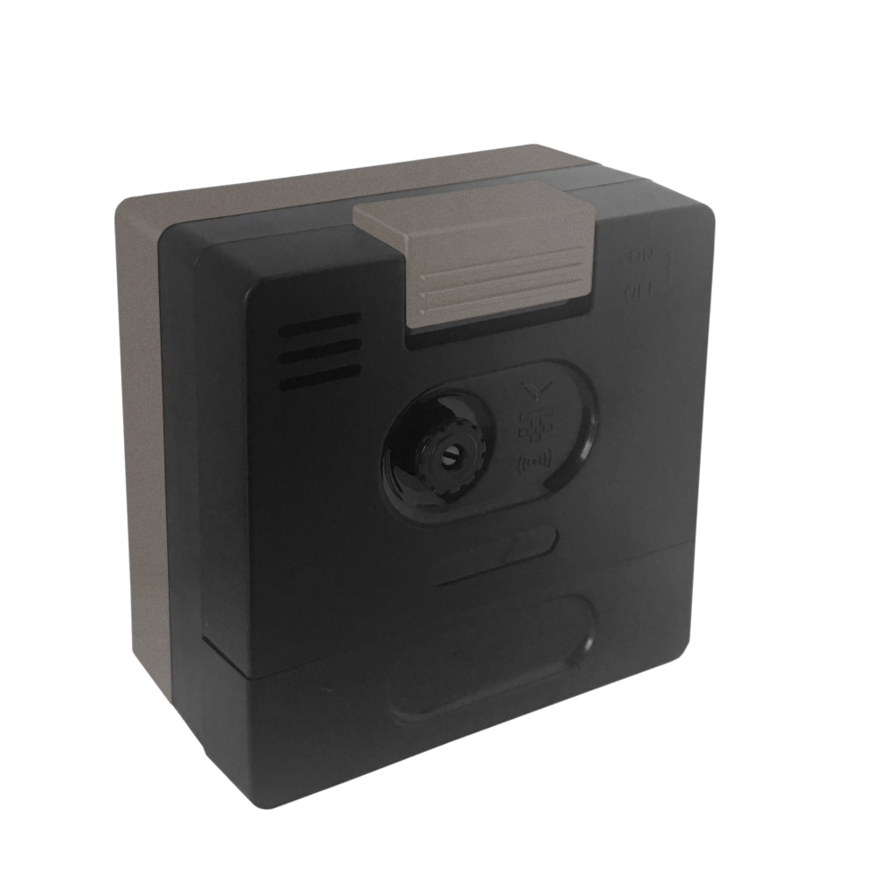 LAVVU Šedý budík SWEEP s plynulým chodem v mosazné barvě - 3 ROKY ZÁRUKA! LAS3045