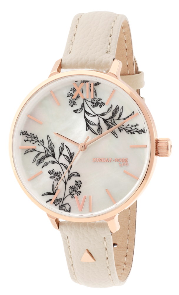 SUNDAY ROSE Dámské luxusní designové hodinky SUNDAY ROSE Spring SUN-S28 