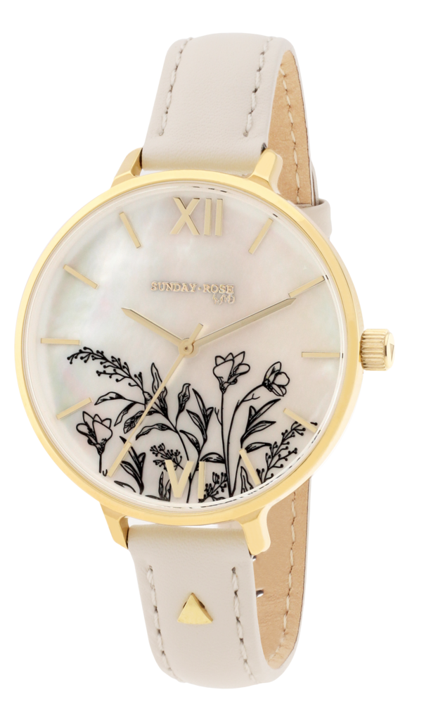 SUNDAY ROSE Dámské luxusní designové hodinky SUNDAY ROSE Fall SUN-S30