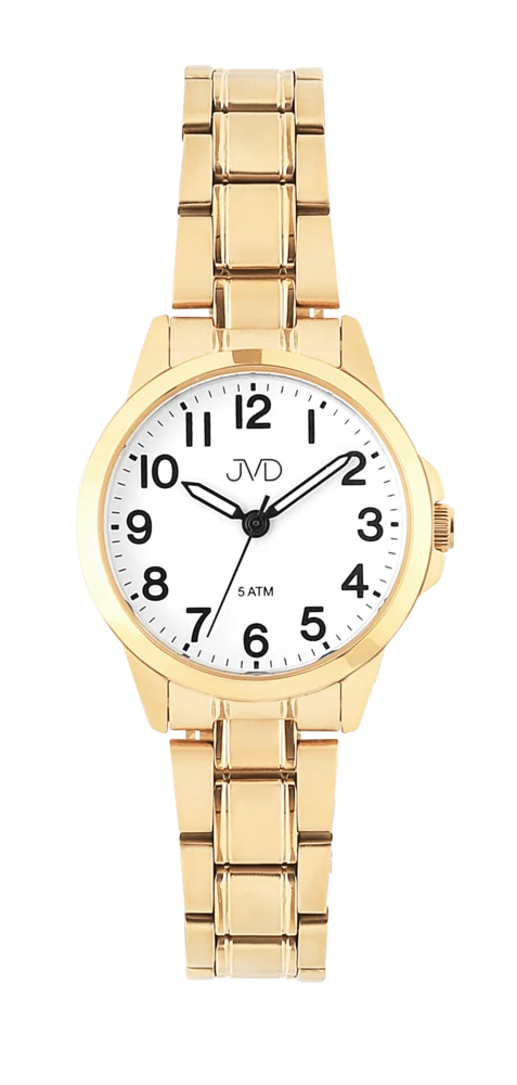 JVD Dámské ocelové zlacené kvalitní hodinky JVD J4197.3