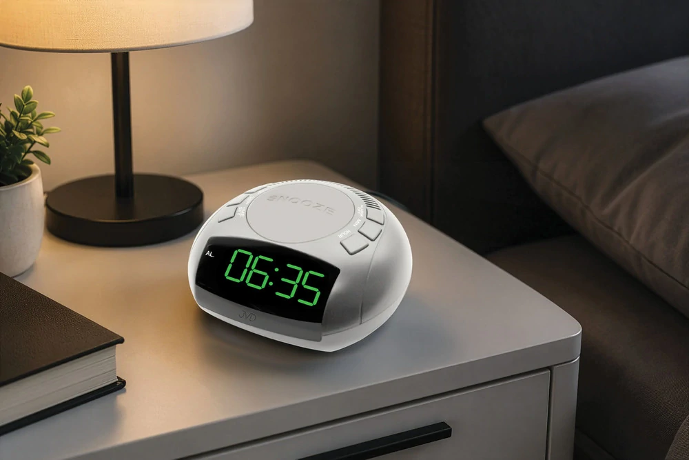 JVD Digitální budík do sítě s LED podsvícením JVD SB460.3
