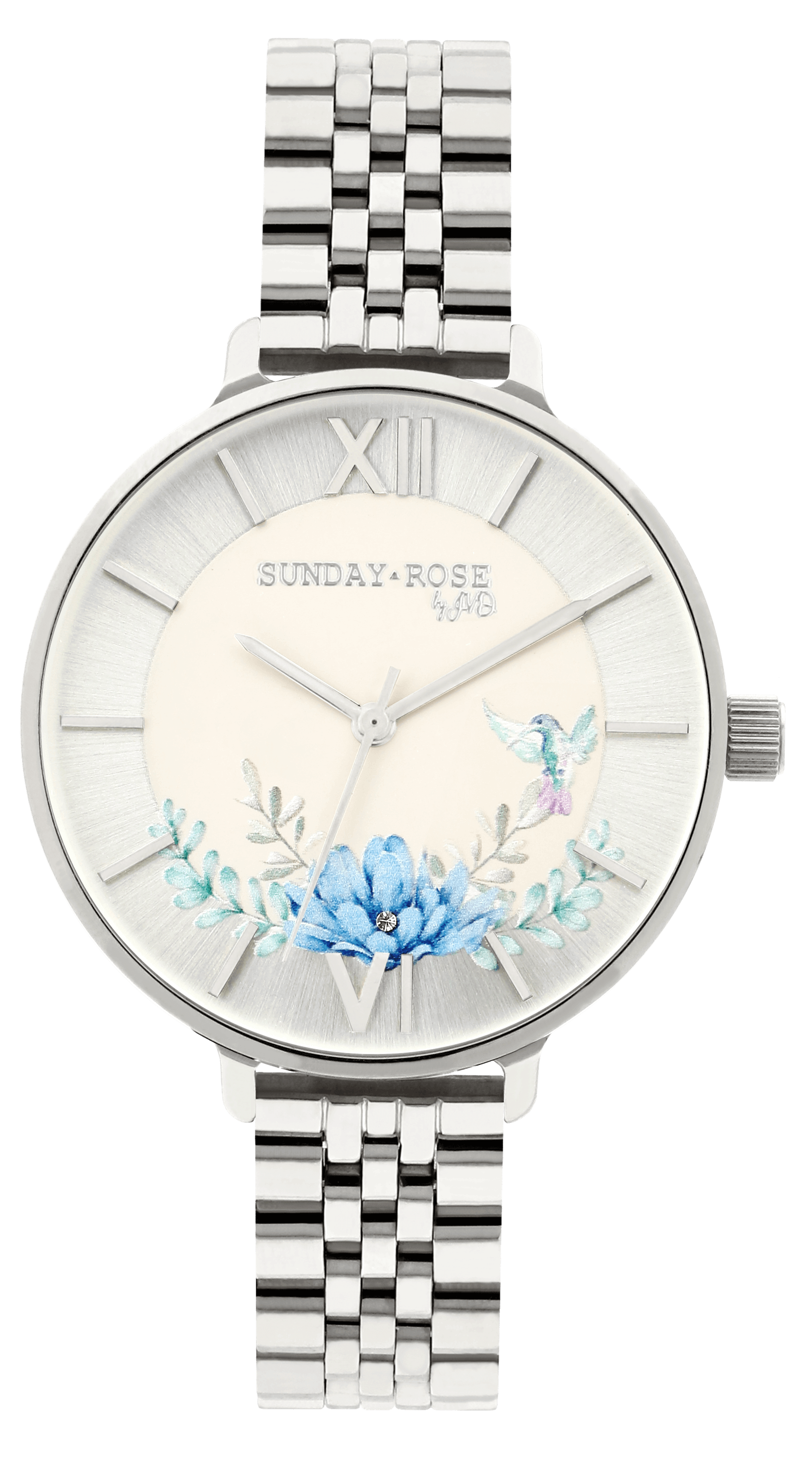 Dámské luxusní designové hodinky SUNDAY ROSE Spirit AZURE SUN-S16