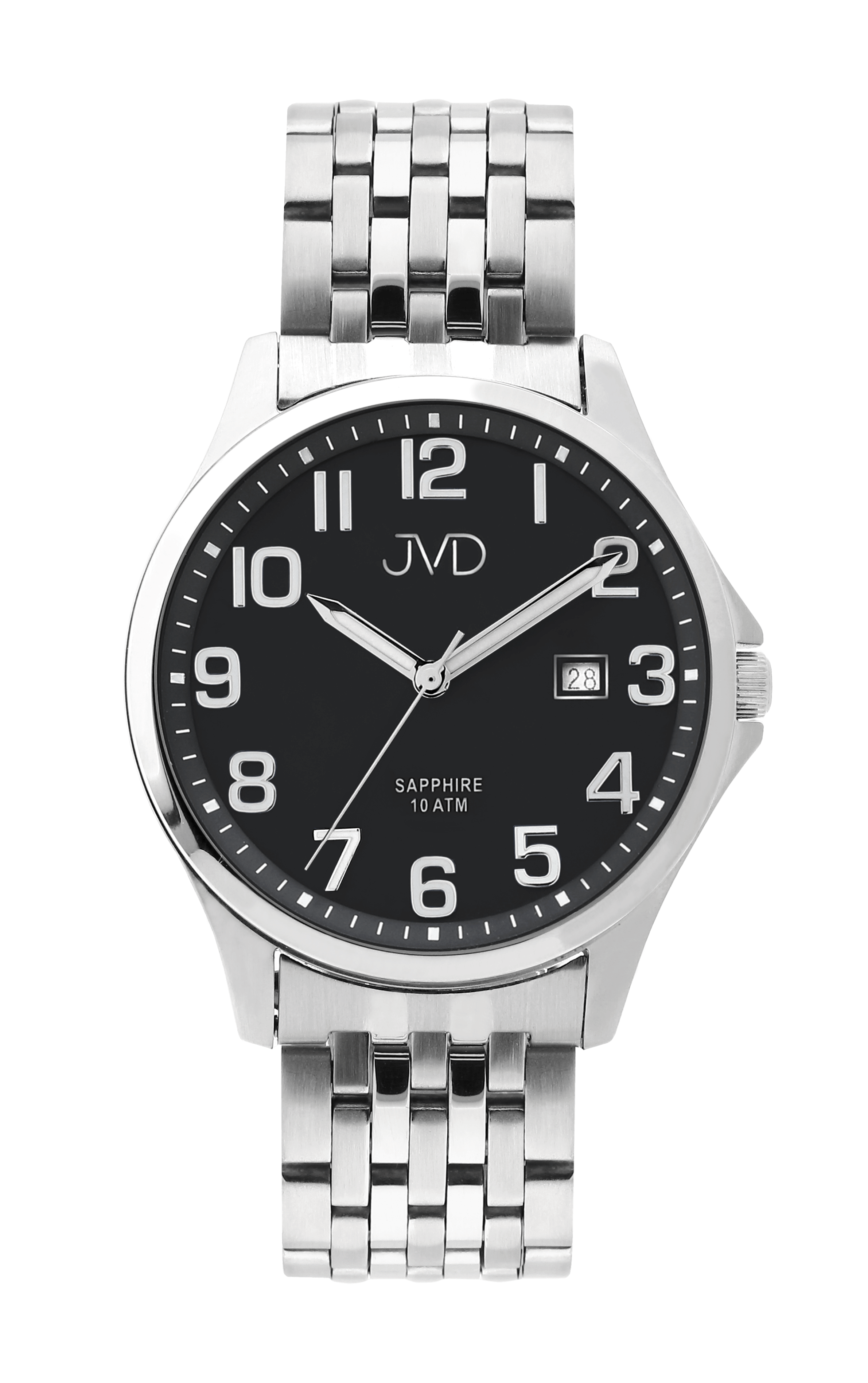 Vodotěsné pánské náramkové hodinky JVD JE612.3 - 10ATM se safírovým sklem