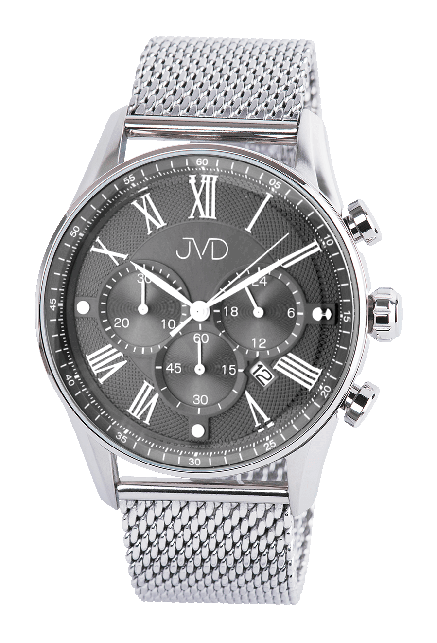 Pánské náramkové hodinky JVD JE1001.5 s římskými číslicemi - chronograf 10ATM