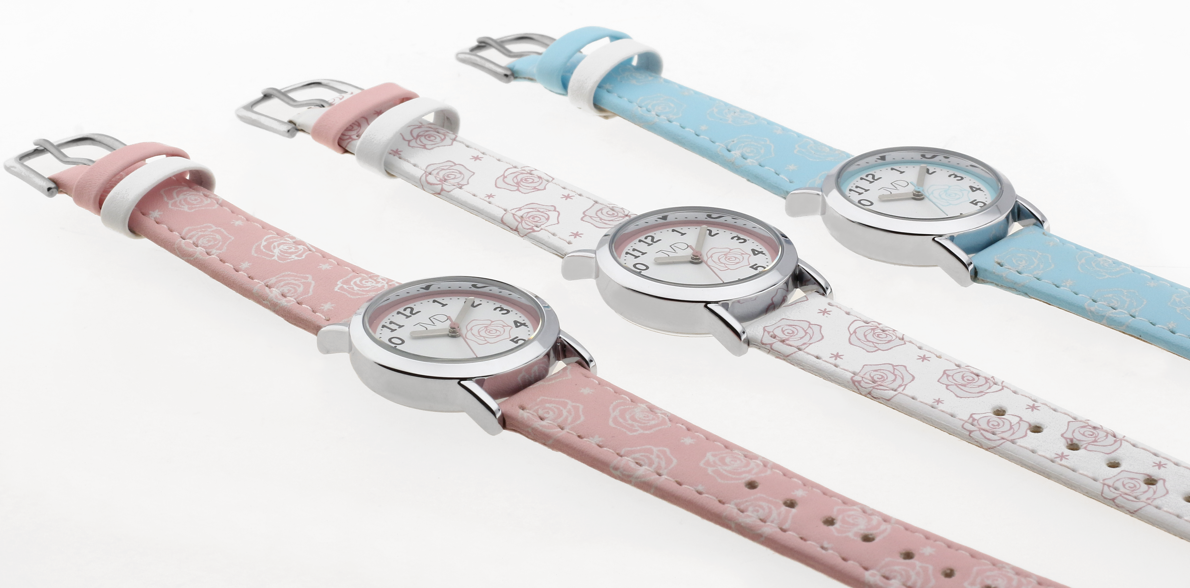 JVD Dětské dívčí bílé hodinky JVD J7205.1