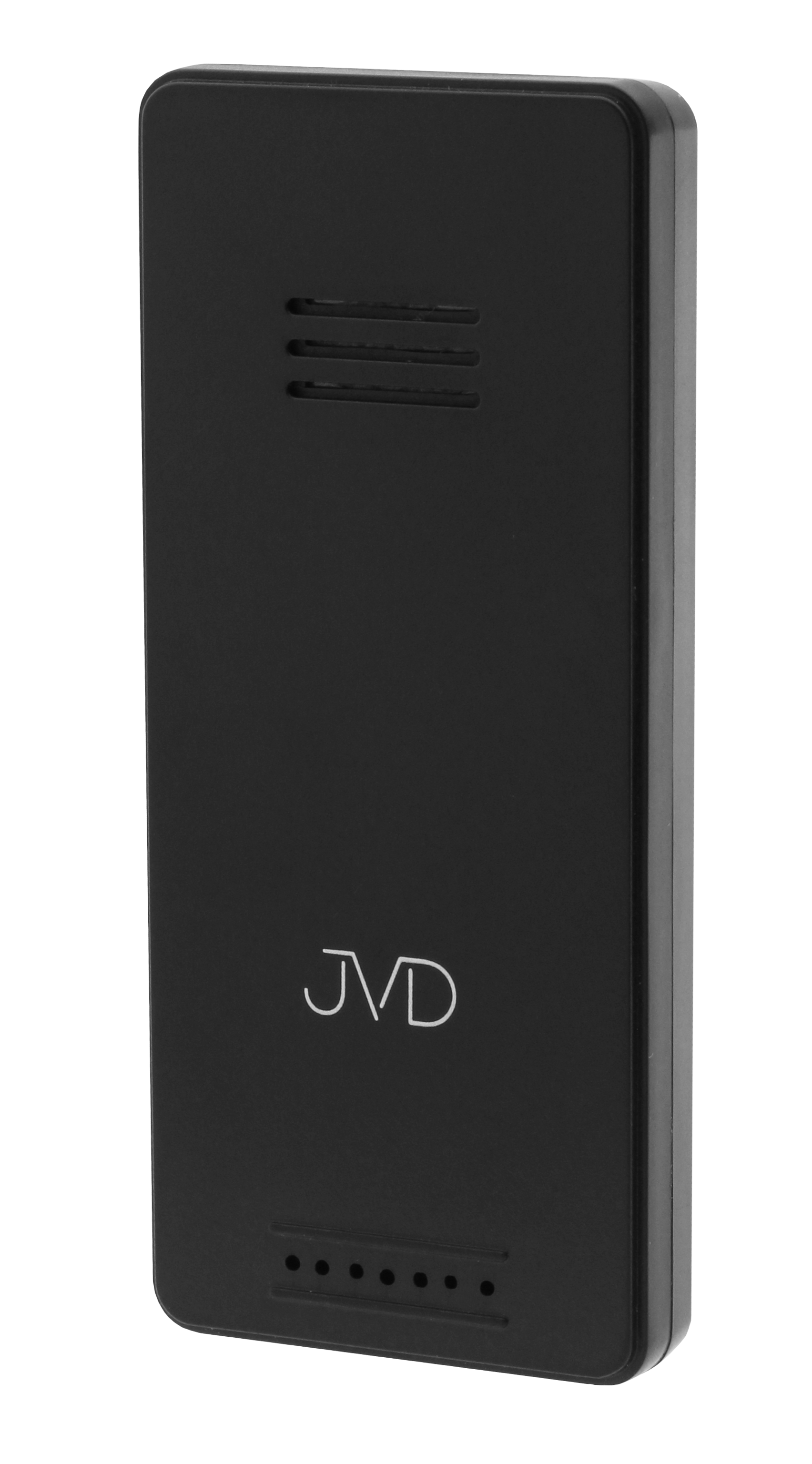 JVD Černý digitální rádiem řízený budík JVD RB3552.2 s čidlem