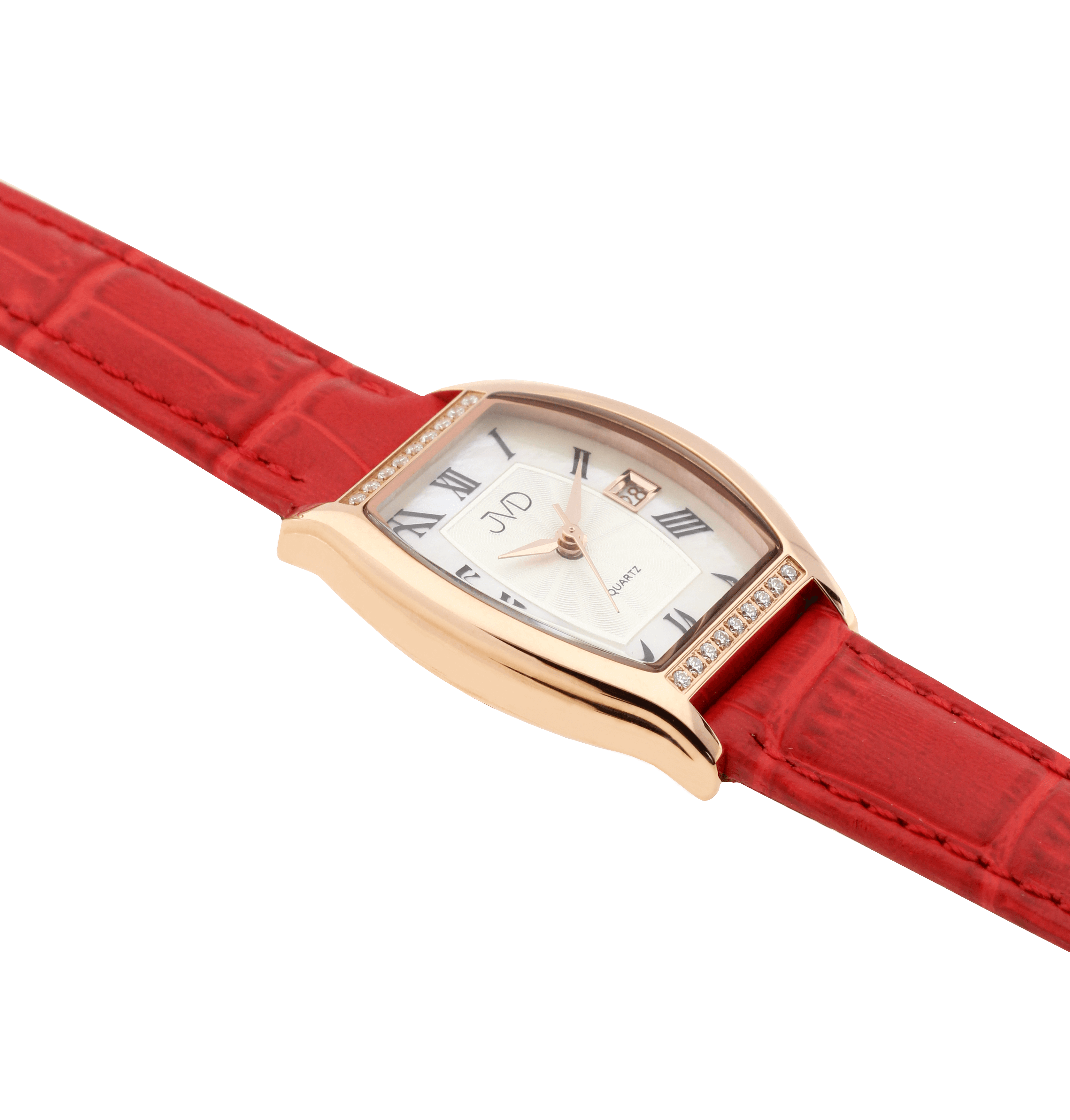 JVD Dámské hranaté šperkové hodinky JVD JG1027.4