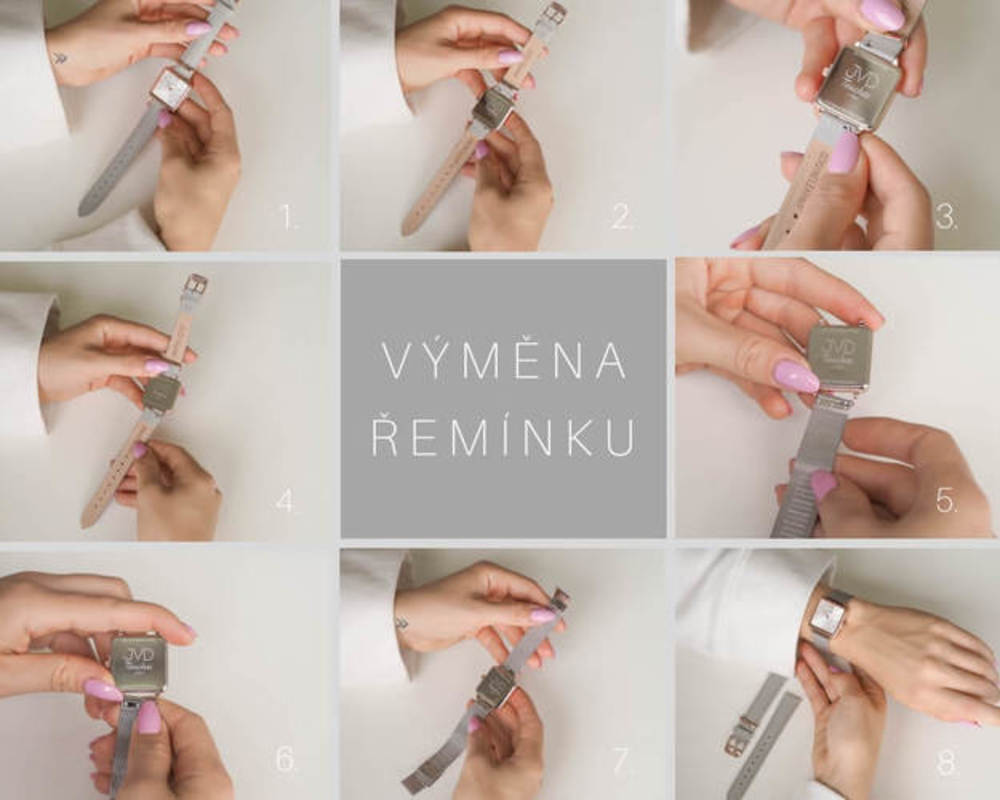 JVD Luxusní dámské elegantní nerezové ocelové hodinky JVD JVD J-TS60