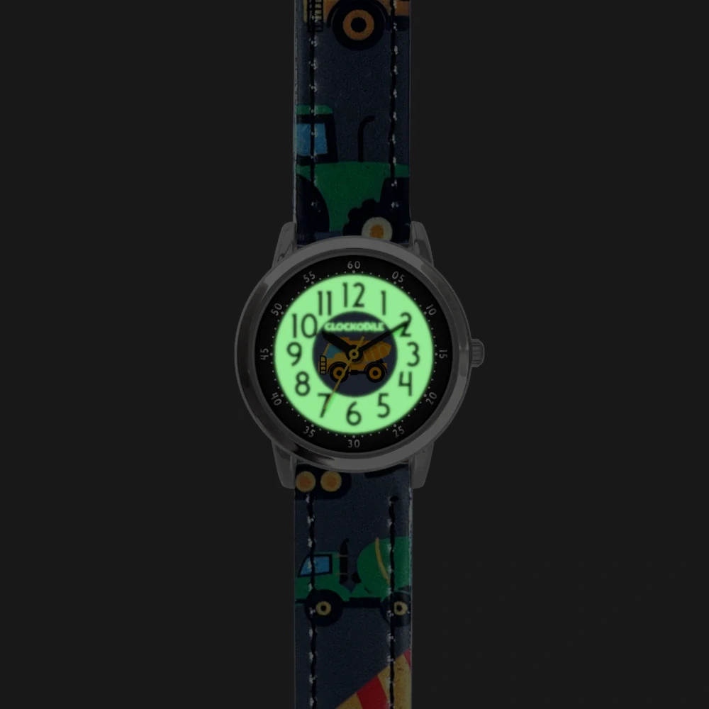 CLOCKODILE Náramkové svítící modré chlapecké dětské hodinky BAGRY CWB0090 