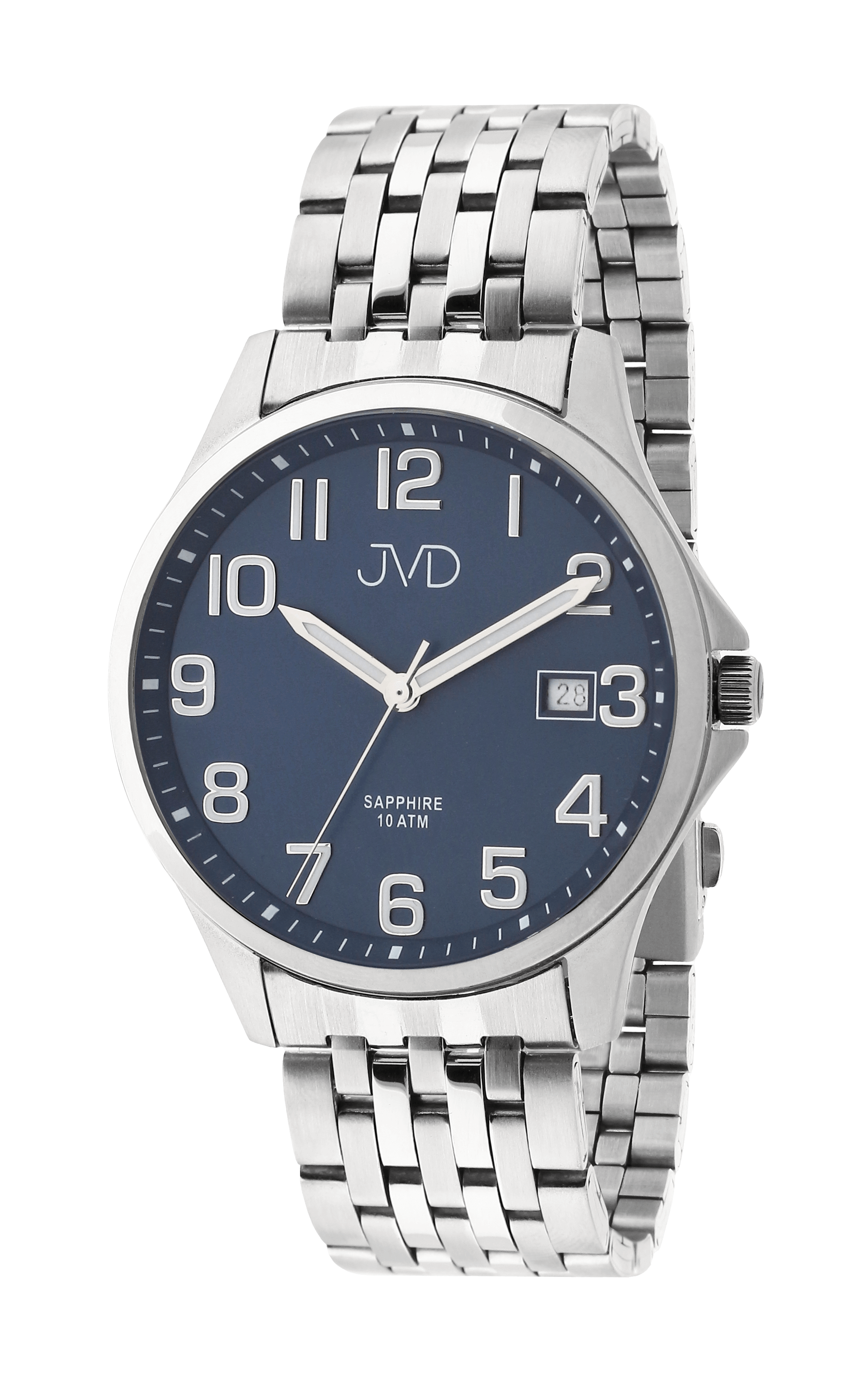 Vodotěsné pánské náramkové hodinky JVD JE612.2 - 10ATM se safírovým sklem