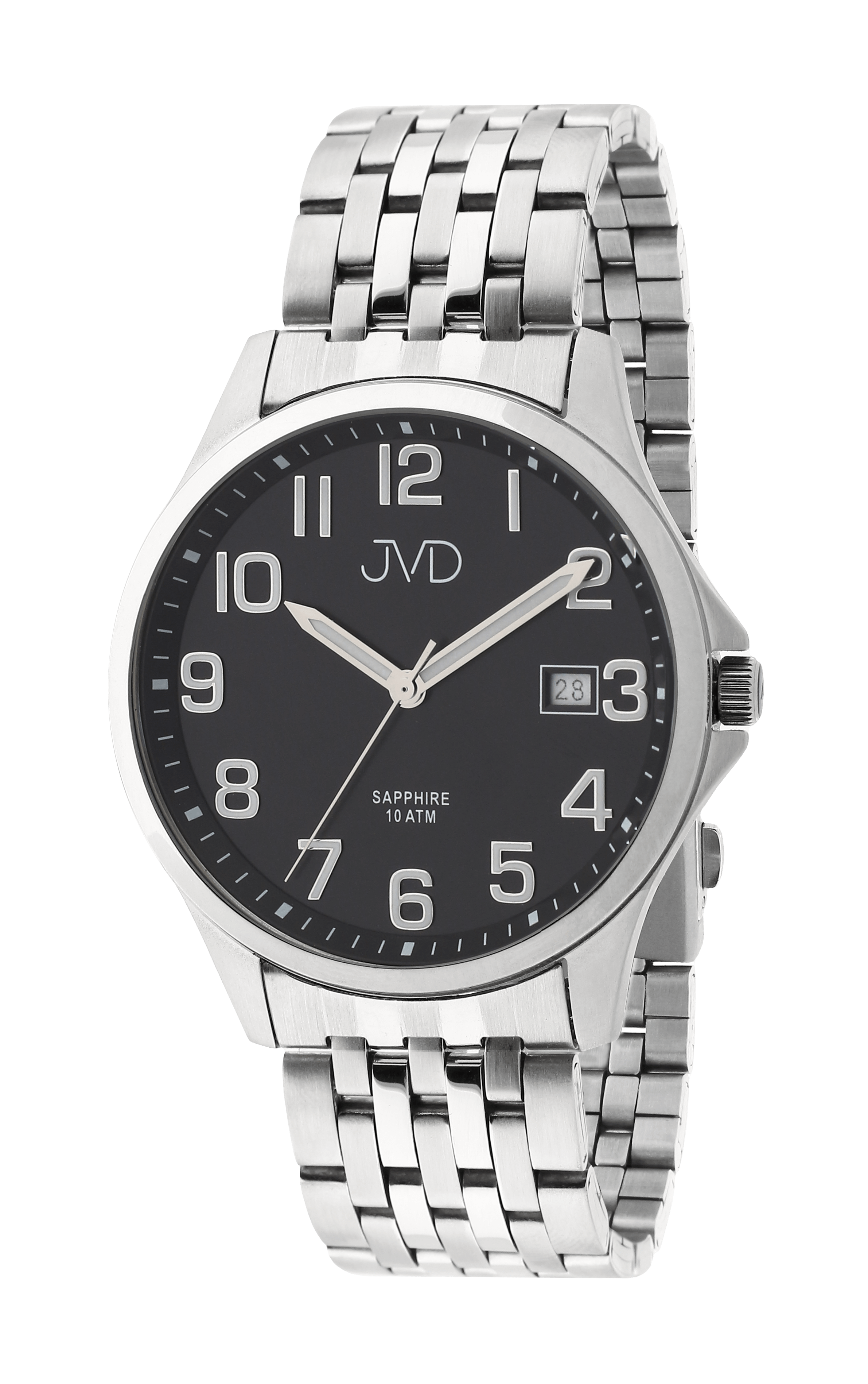 Vodotěsné pánské náramkové hodinky JVD JE612.3 - 10ATM se safírovým sklem