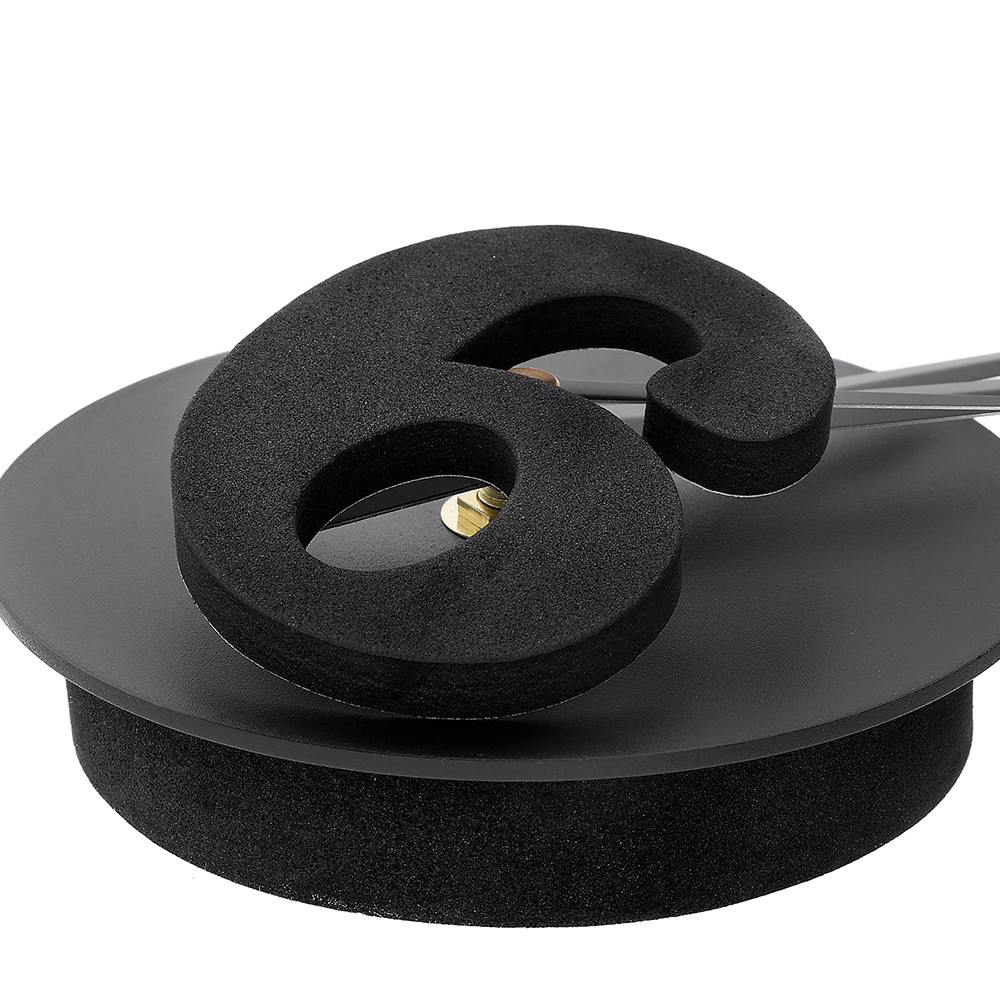MPM Černé nalepovací designové hodiny MPM E01.3508