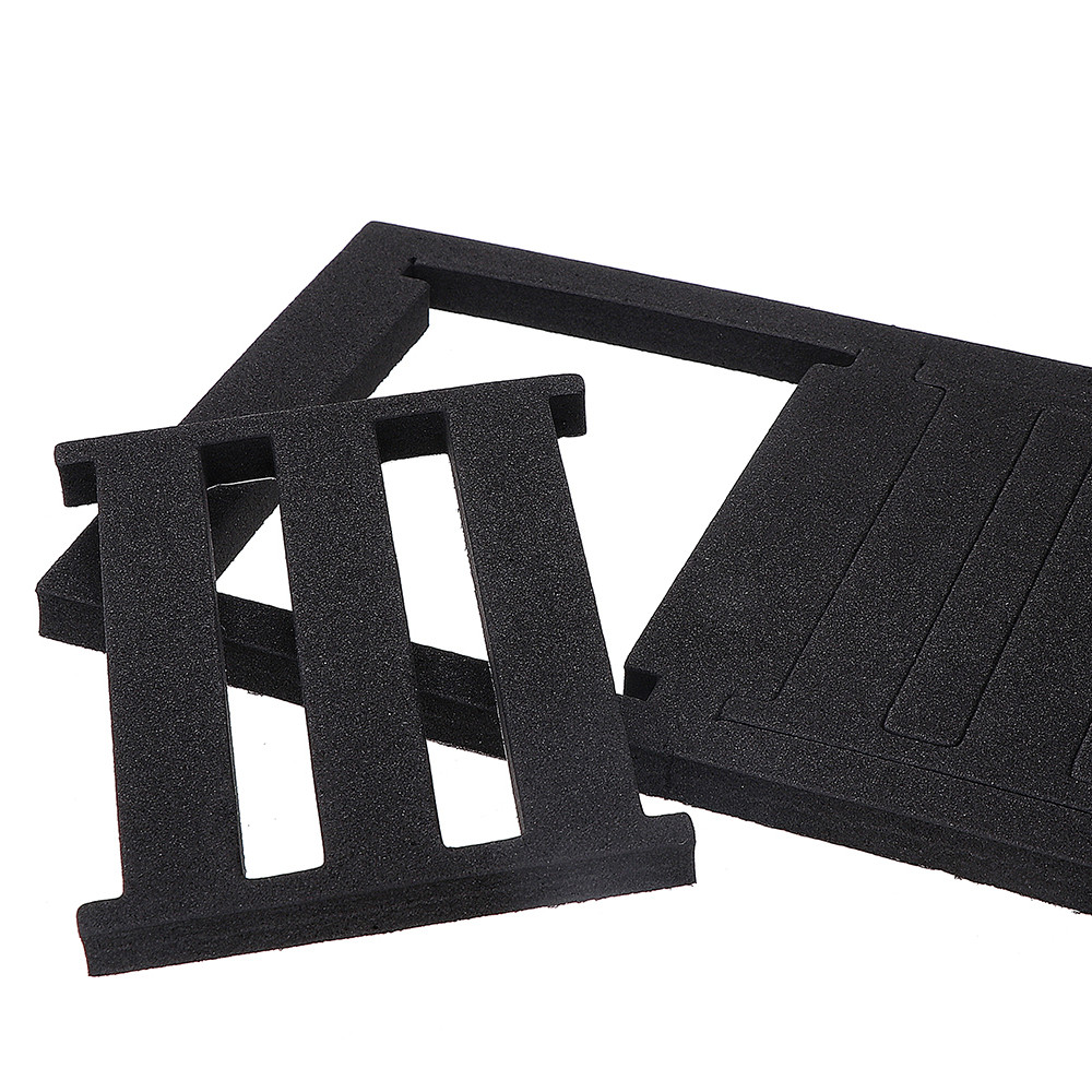 MPM Černé nalepovací nástěnné hodiny s římskými číslicemi  MPM E01.3511