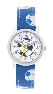 JVD Modré dětské fotbalové chlapecké fotbalové hodinky JVD J7202.2