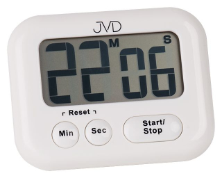 JVD Bílá moderní digitální minutka JVD DM97 SKLAD