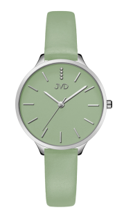 JVD Dámské módní designové hodinky JVD JZ201.10 s řemínkem z pravé kůže