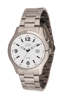 JVD Pánské černé ocelové voděodolné hodinky JVD J1132.2
