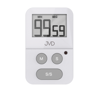 JVD Bílá digitální kuchyňská minutka JVD DM269.1