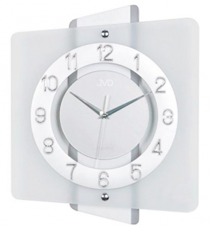Luxusní skleněné moderní hodiny JVD quartz N20133