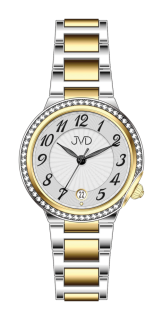 JVD Dámské kulaté náramkové elegantní šperkové hodinky JVD JG1037.2