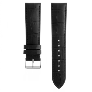 MPM Pánský kožený černý řemínek na hodinky RB.15882.2220.9090.L SKLAD