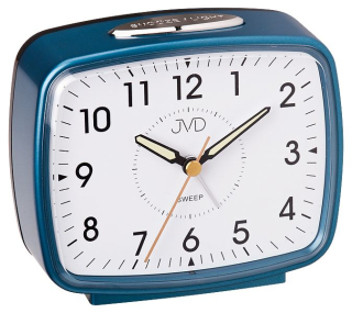 Analogový budík JVD sweep SRP905.4 s mechanickým zvoněním