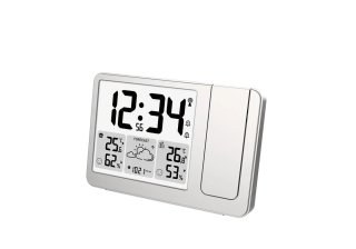 JVD Rádiem řízená meteorologická stanice JVD RB3539 s projektorem na stěnu