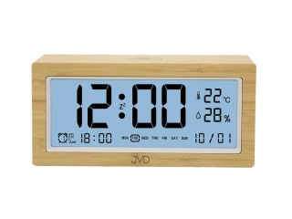 JVD Svítící digitální budík JVD SB2897 v imitaci dřeva