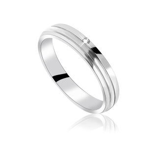 MPM Snubní ocelový prsten z chirurgické oceli Wedding ring 70129 A - size 59 SKLAD