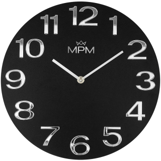 MPM Nástěnné dřevěné hodiny MPM Timber Simplicity - E07M.4222.9070    SKLAD