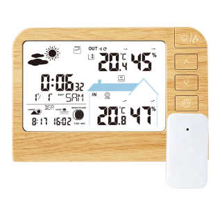 JVD Digitální meteorologická stanice s LED podsvícením JVD RB767.1