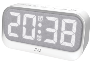 JVD Digitální budík do sítě s LED podsvícením a nočním světlem JVD SB3225