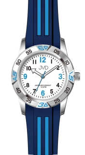 JVD Sportovní odolné dětské chlapecké vodotěsné hodinky JVD J7187.6 - 10ATM