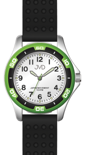 JVD Sportovní odolné dětské chlapecké vodotěsné hodinky JVD J7185.4 - 10ATM