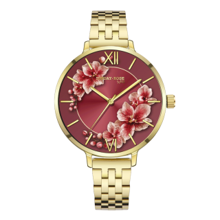 SUNDAY ROSE Dámské luxusní designové hodinky SUNDAY ROSE SUN-O03