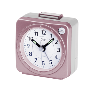 Nejlevnější baterkový budík JVD quartz SR220.6 s osvětlením